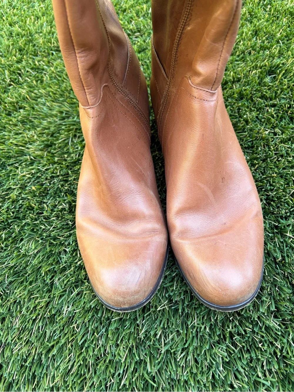 Corso Como Tall Leather Buckle Boots